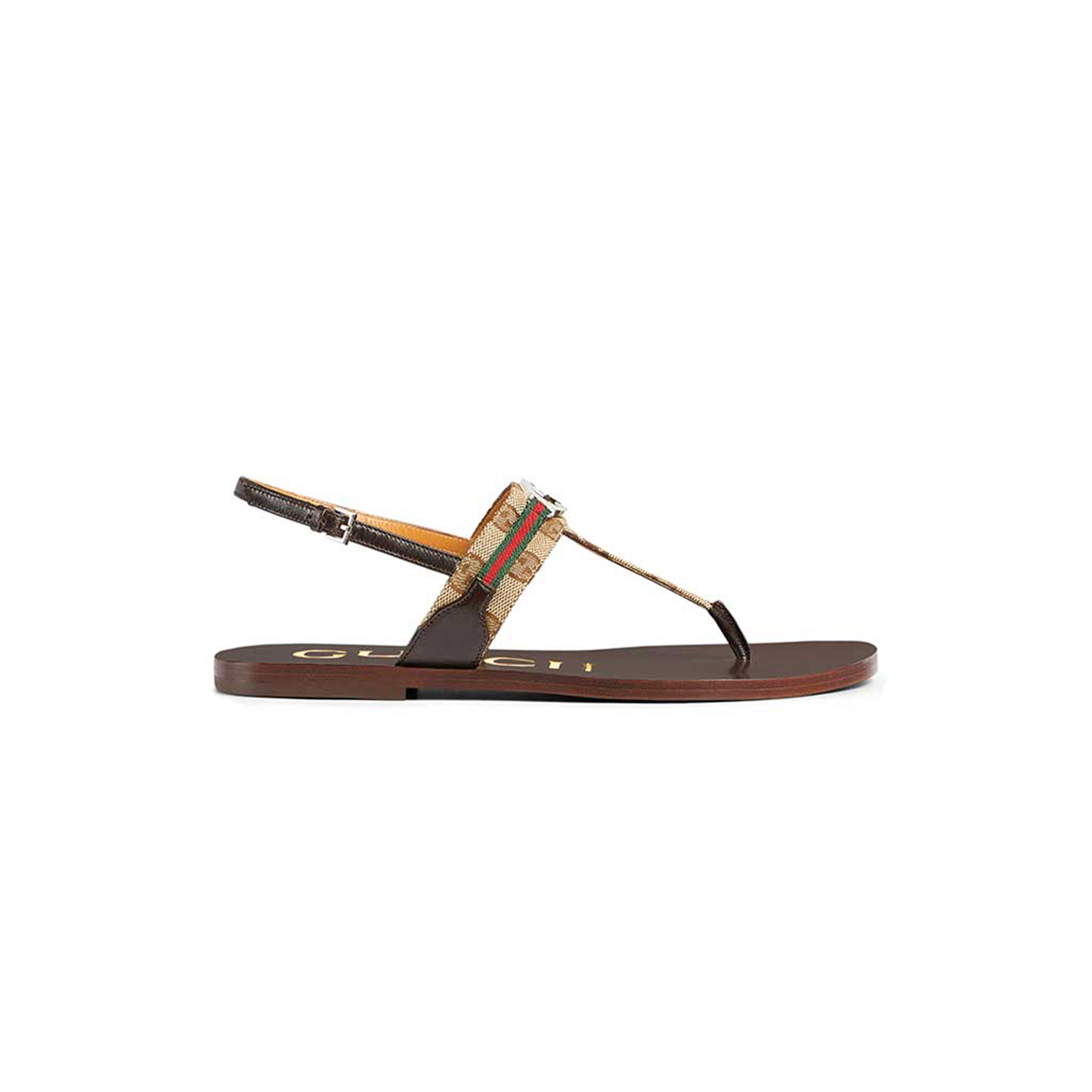 GUCCI INTERLOCKING G WEB SANDALS 782421